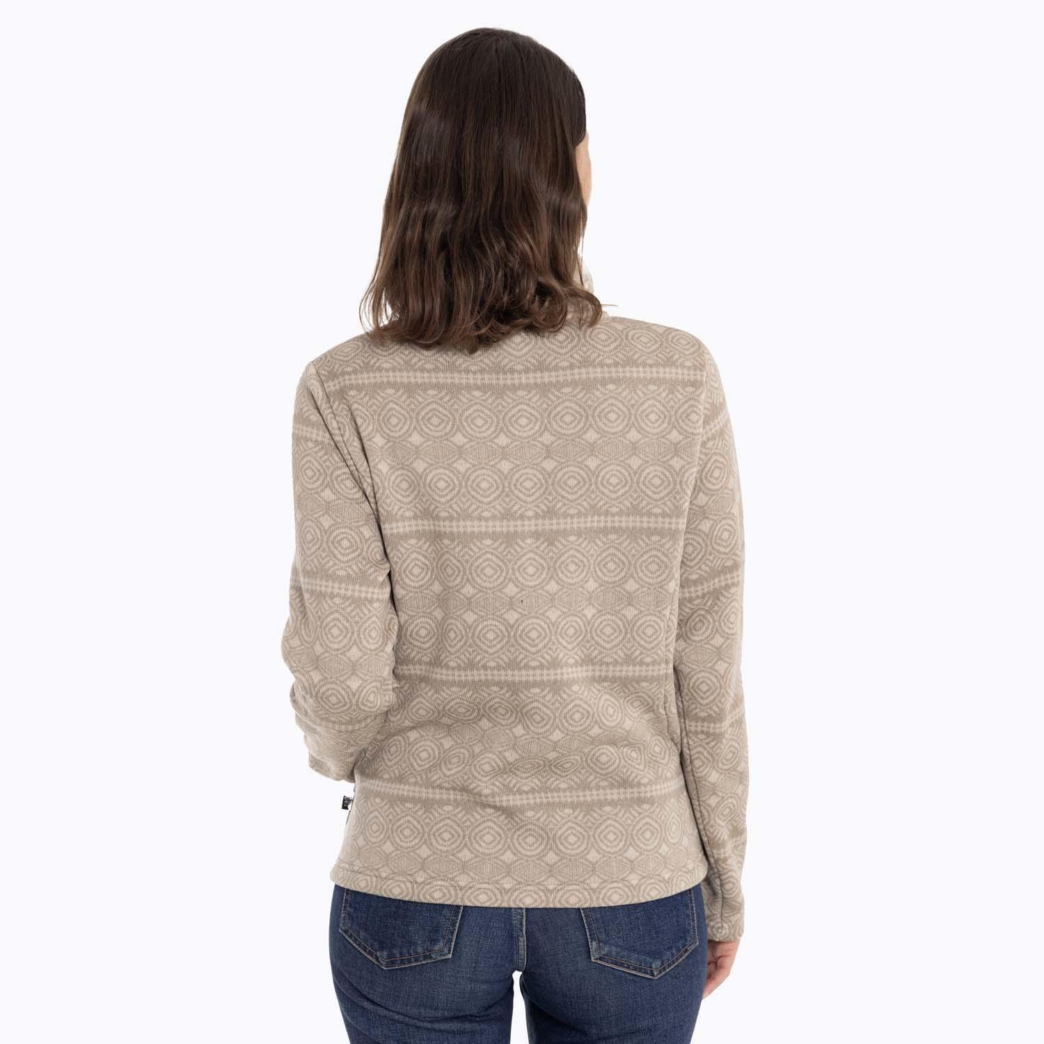 Polar Mujer Awuna Sweatshirt Beige Merrell-3
