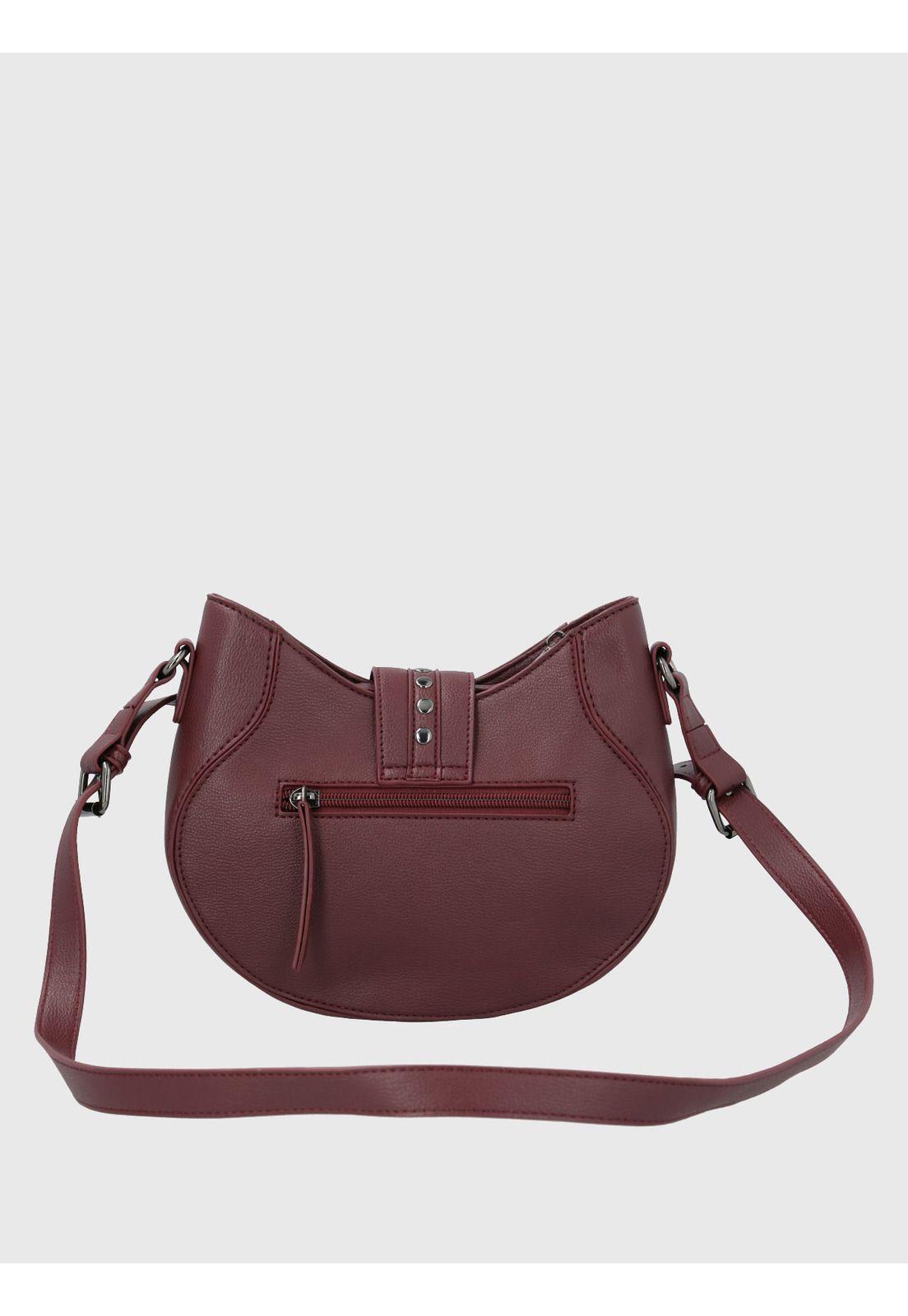 Cartera Ecocuero Mujer Karol Cross Rojo-2
