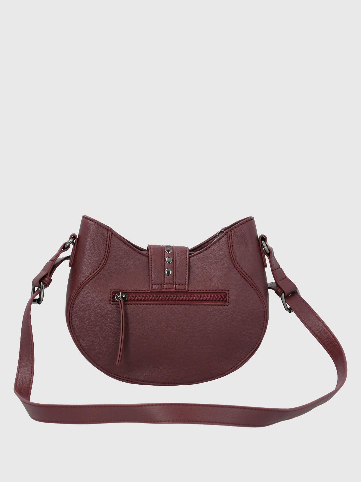 Cartera Ecocuero Mujer Karol Cross Rojo-2