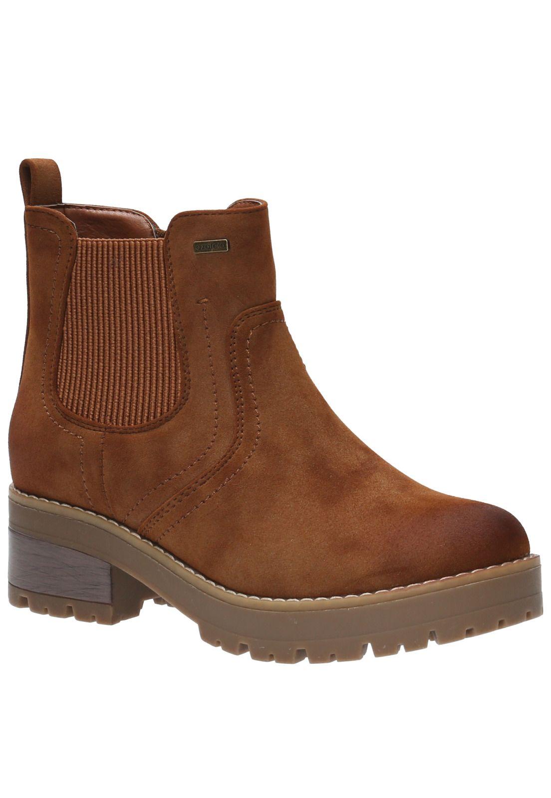 Botín Mujer Ayame Café-0