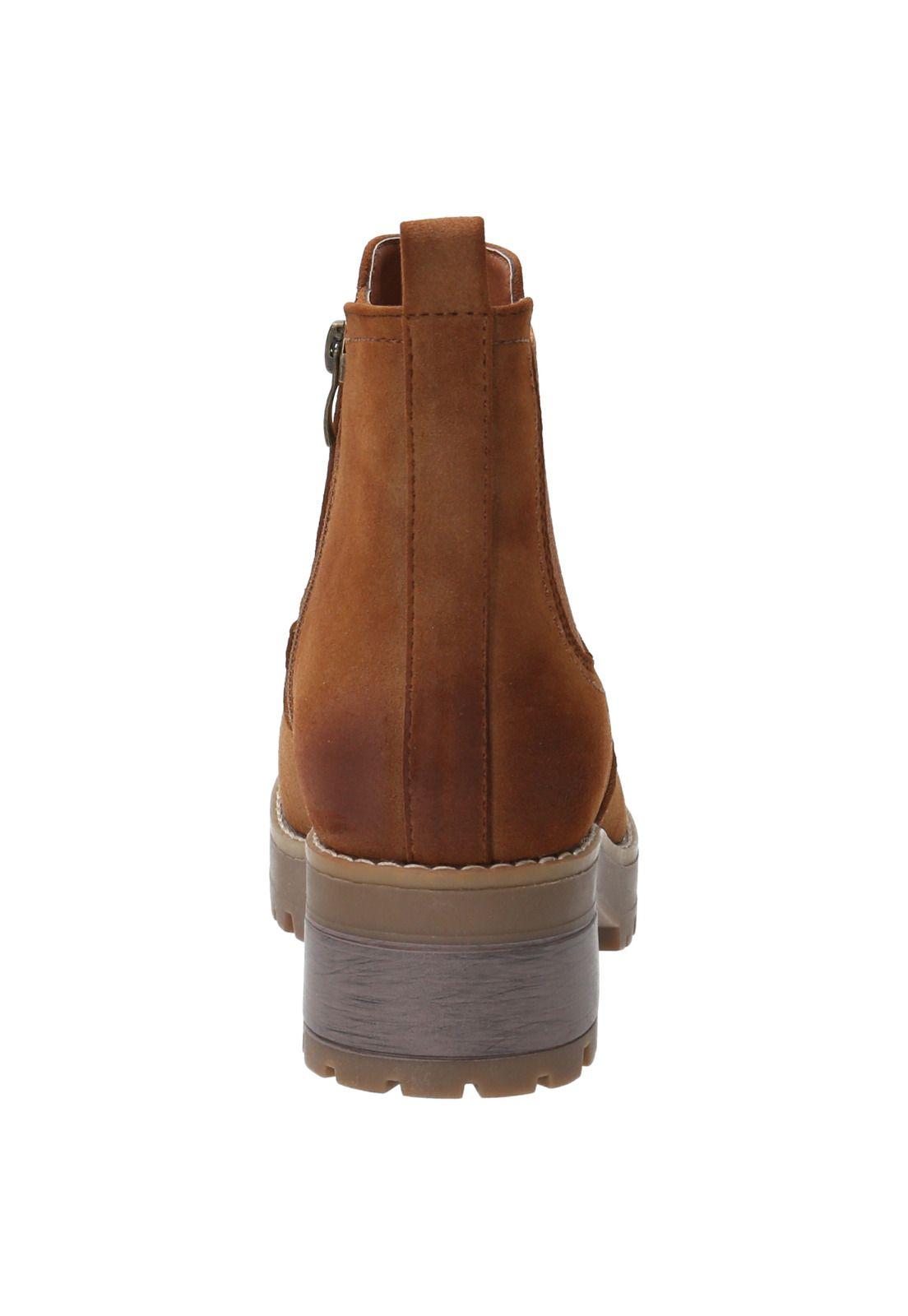 Botín Mujer Ayame Café-6