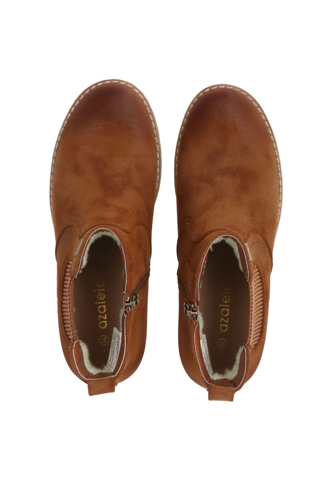 Botín Mujer Ayame Café-7