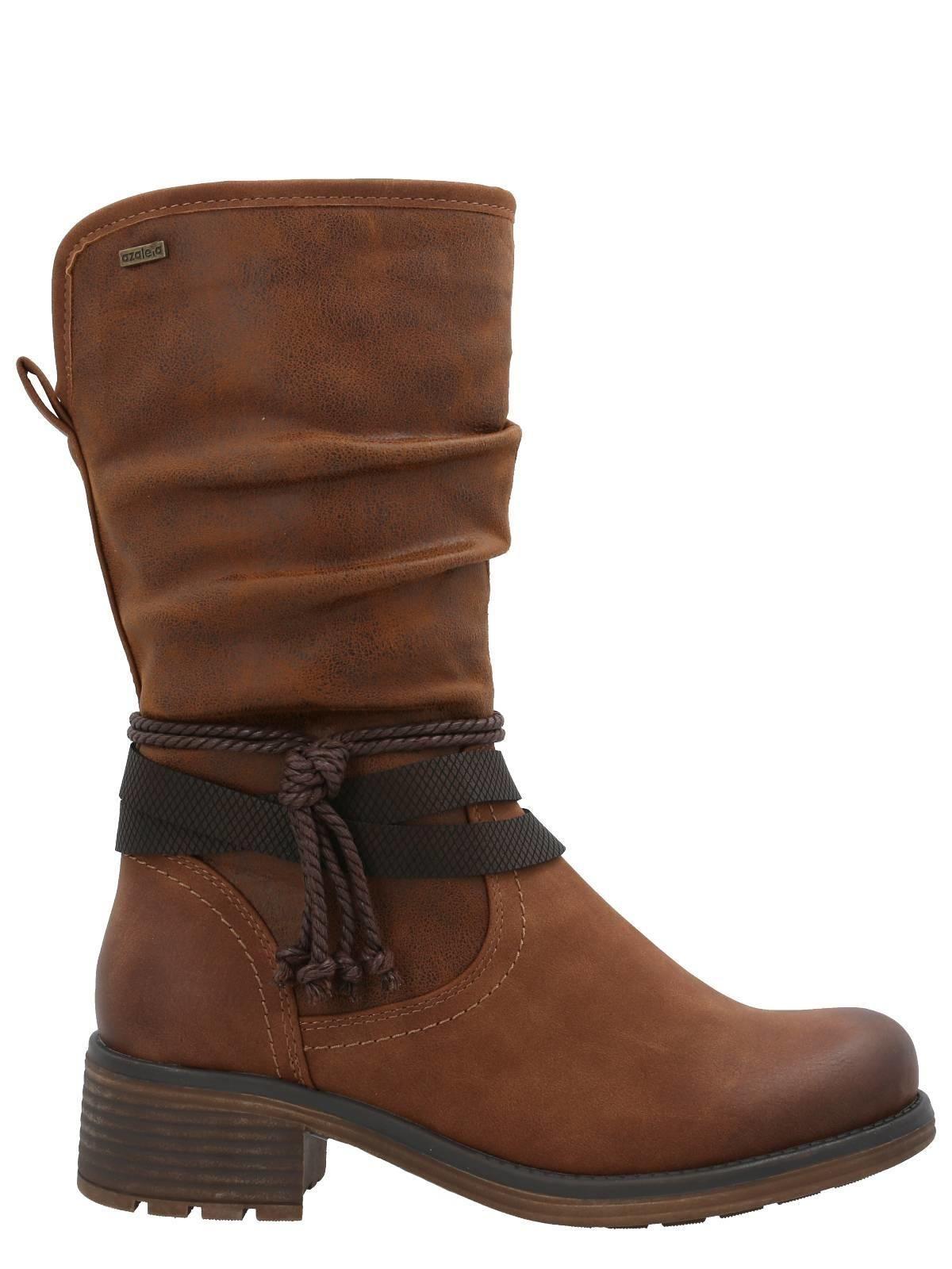 Bota Agliani Mujer Café-1