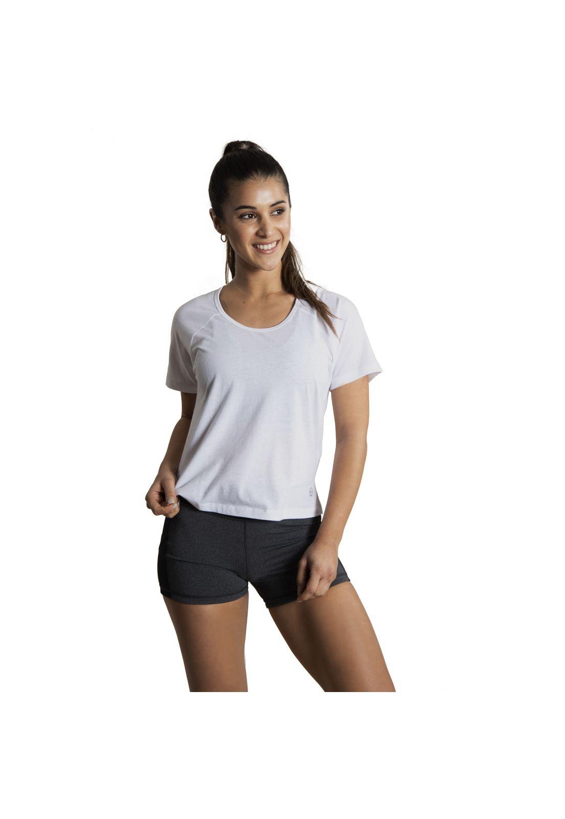 Polera  T Shirt B&S Blanco-0