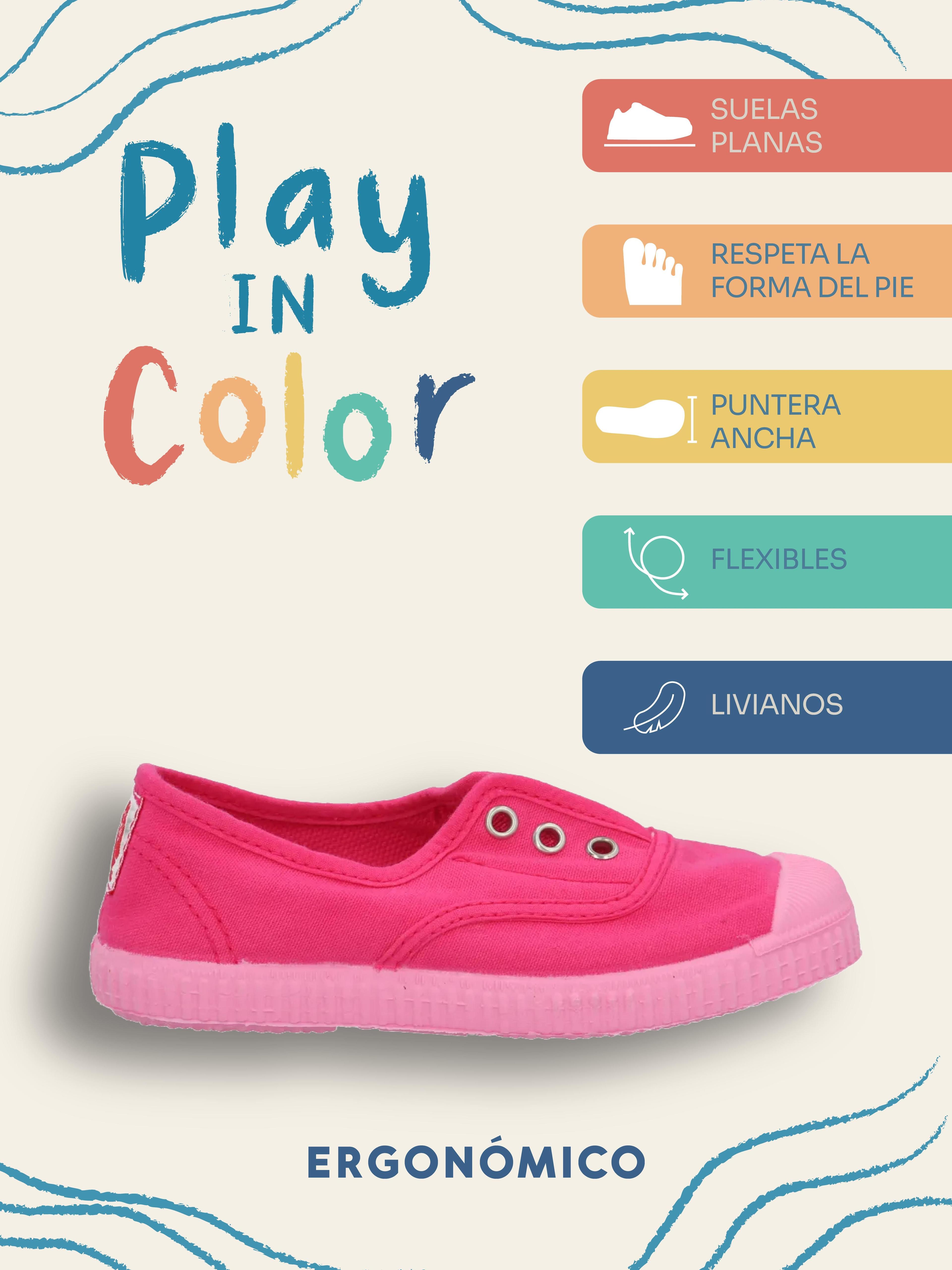 Zapatilla Niña Sunset Fucsia-1