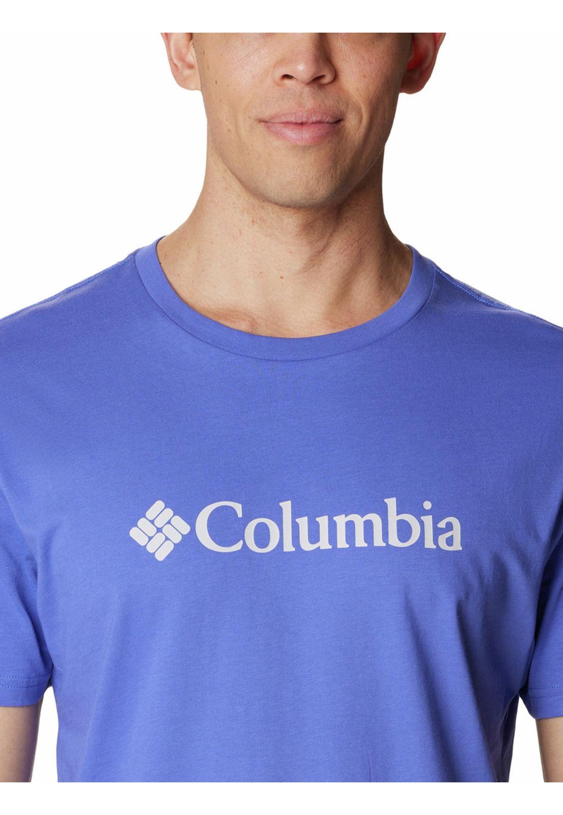 Polera M/C Csc Basic Logo S/S Morado Hombre-3