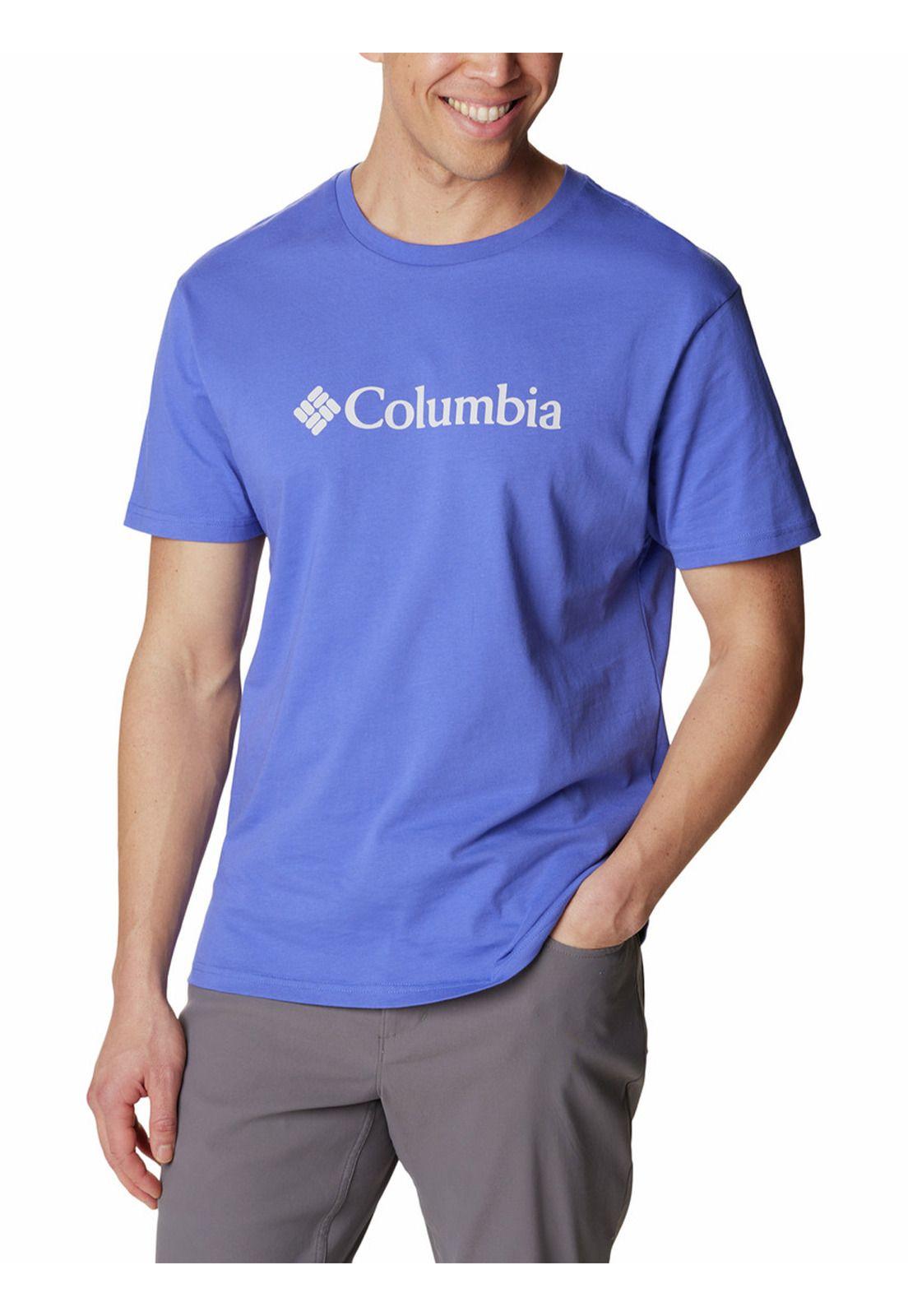 Polera M/C Csc Basic Logo S/S Morado Hombre-4