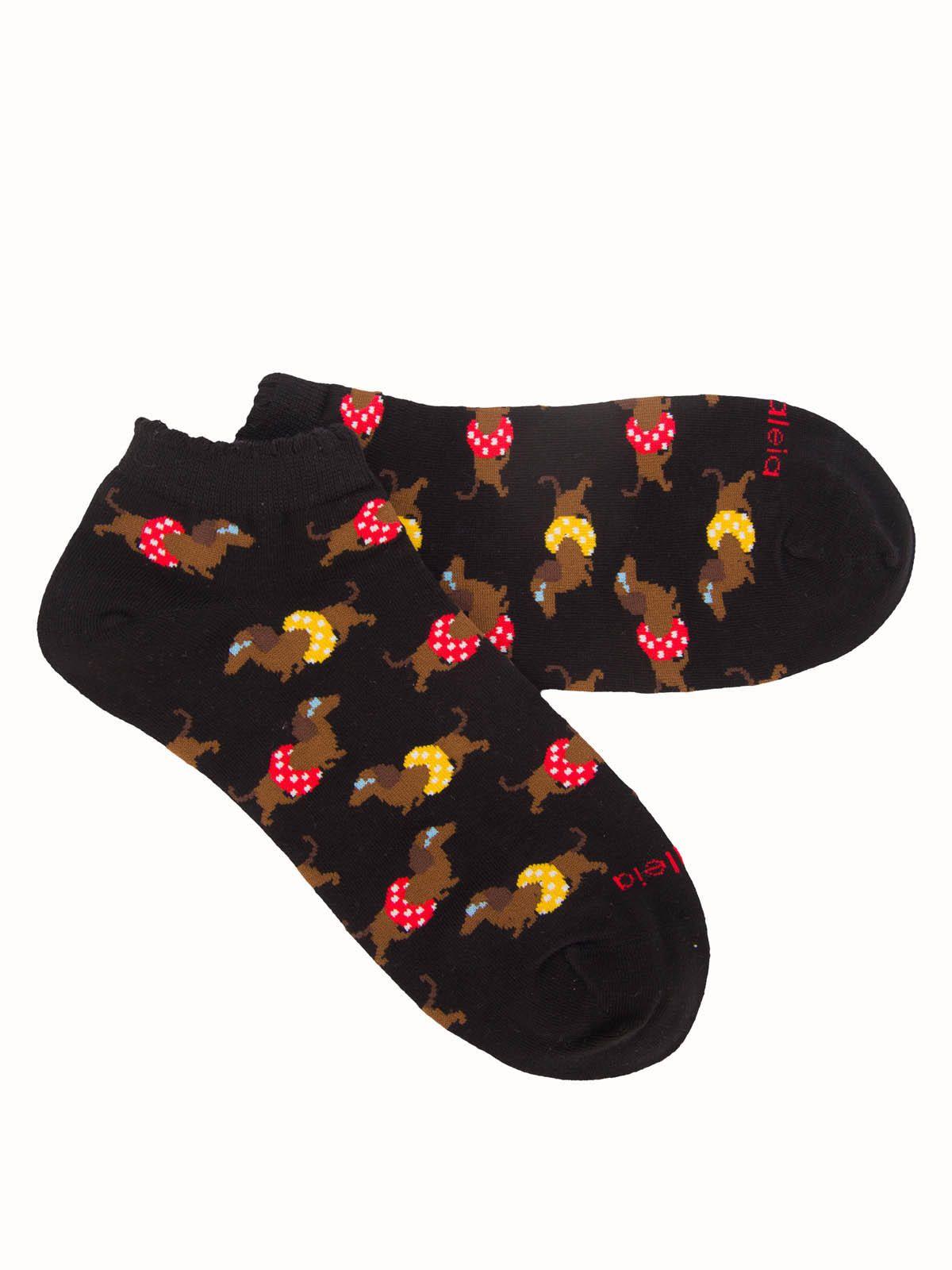 Calcetín Algodón Mujer Ped St Swimdog Negro-2