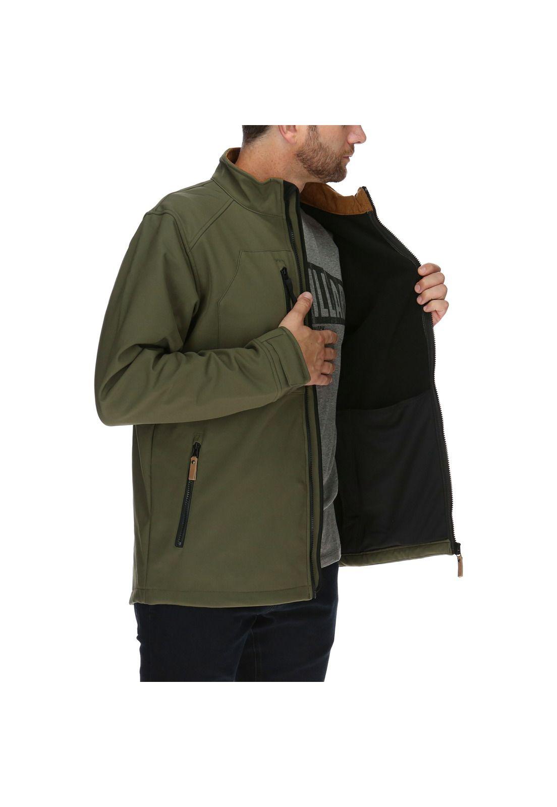 Chaqueta Hombre Ag Soft Shell Jacket Poliéster Marrón-3