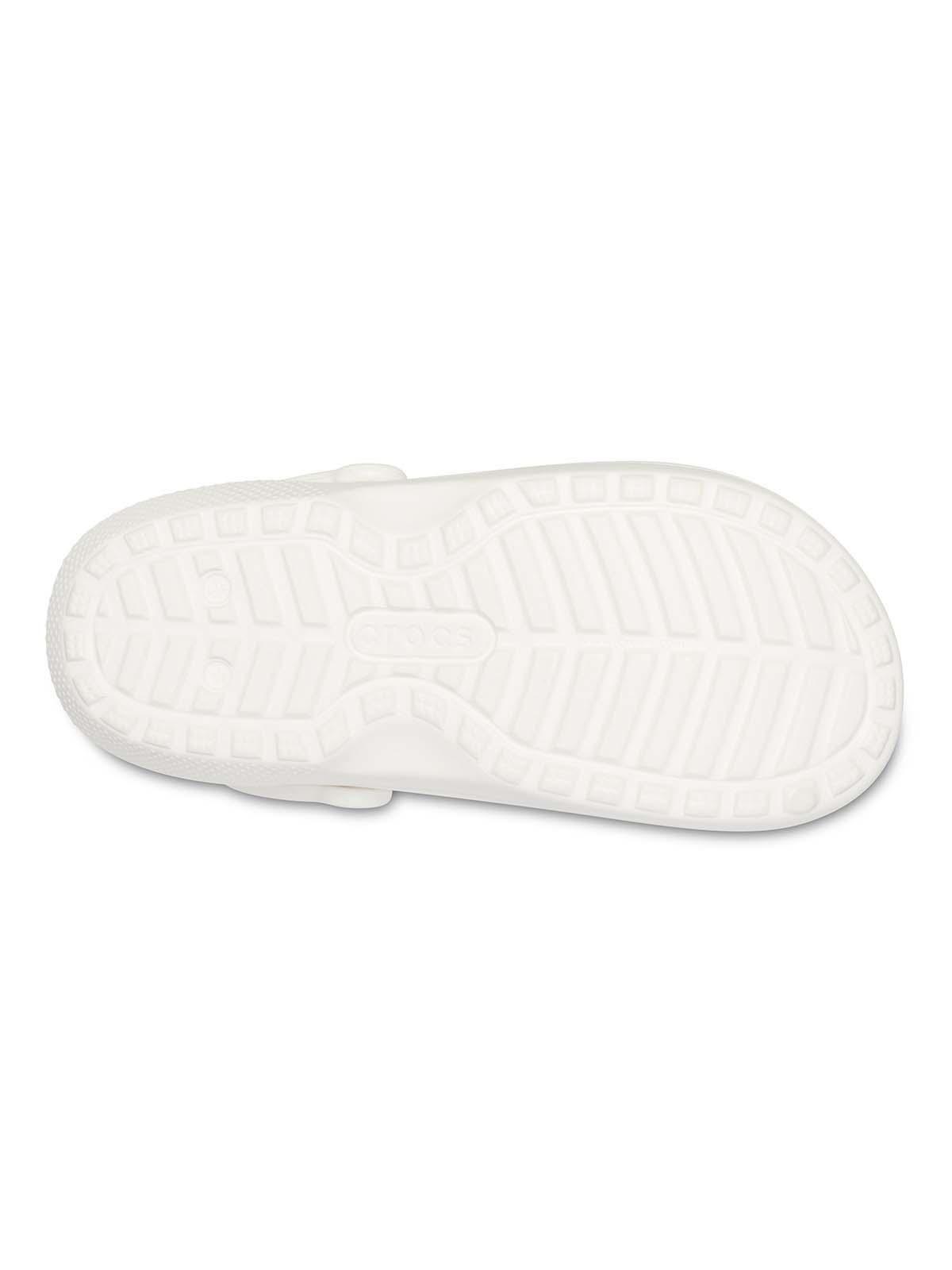 Zueco Crocs Mujer Classic Lined Chiporro Blanco-4