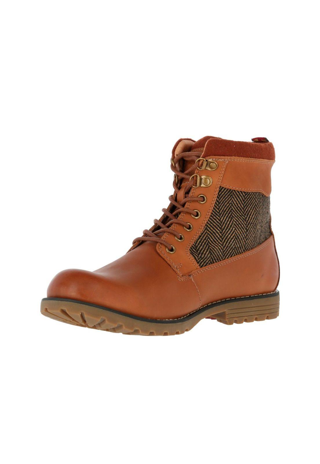 Botin Cuero Clatter 2 Café-1