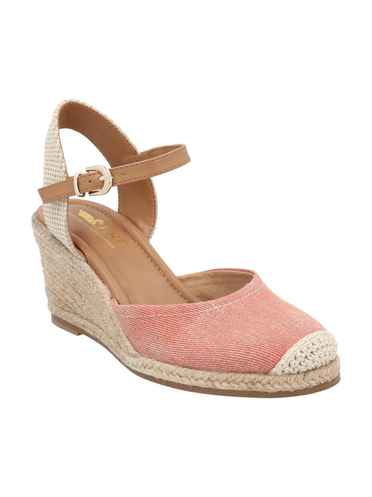 Alpargata Cuero Mujer Dallas Naranjo-1