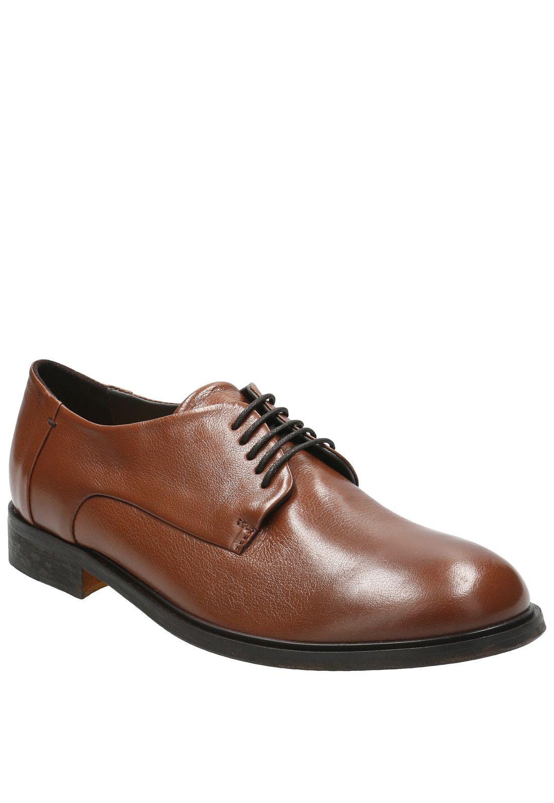Zapato Cuero Hombre Noce Café Oscuro-1