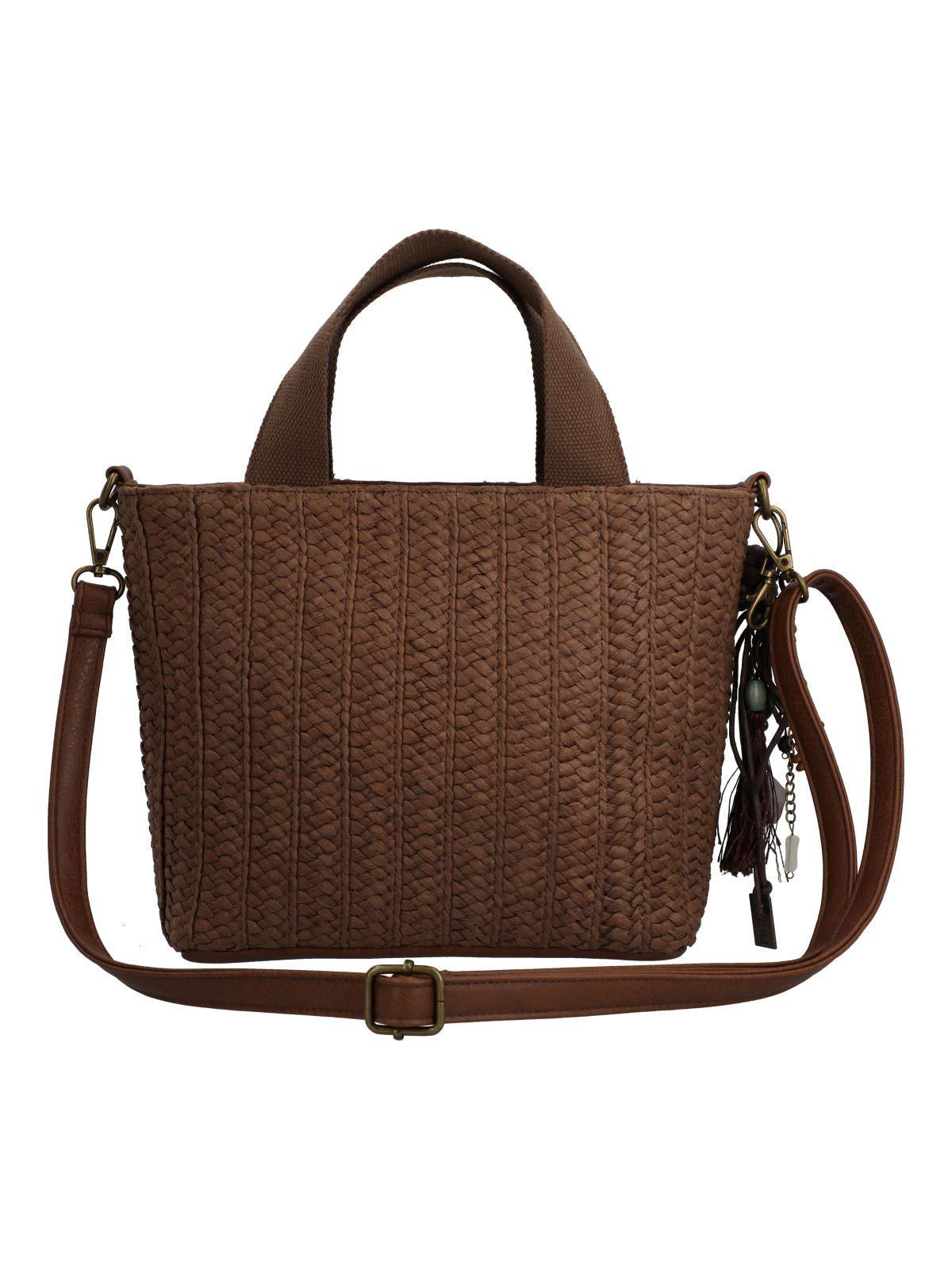 Cartera Papel Mujer Dibari Bag Café-2