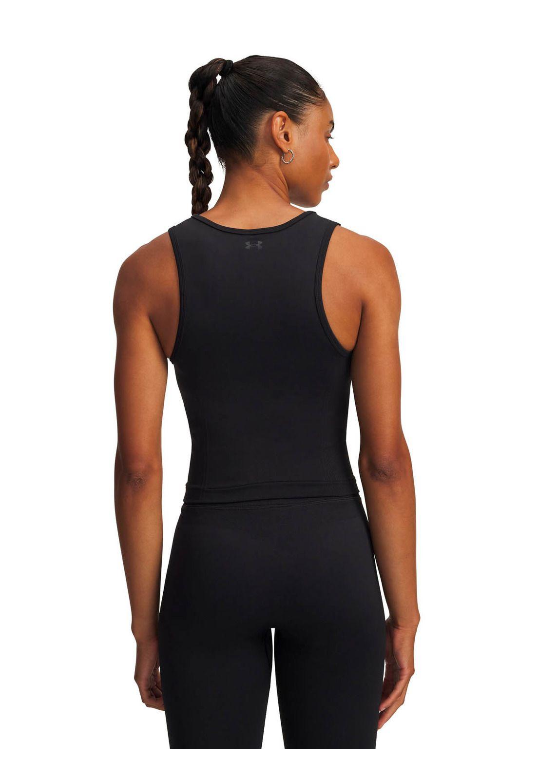 Polera sin mangas Training  mujer Project Rock negra -1