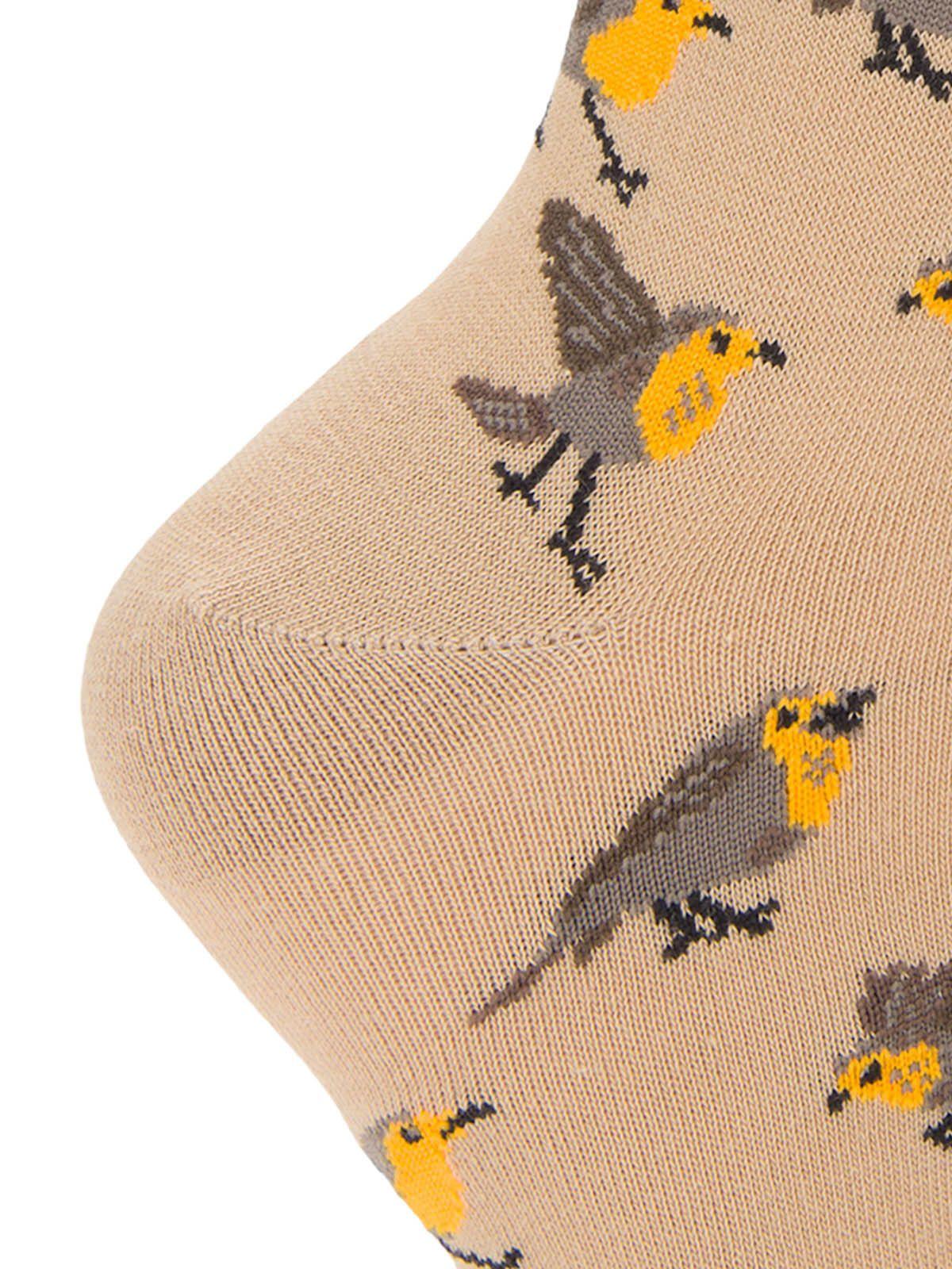 Calcetin Bambú Mujer St Chucao Beige/Crudo-2