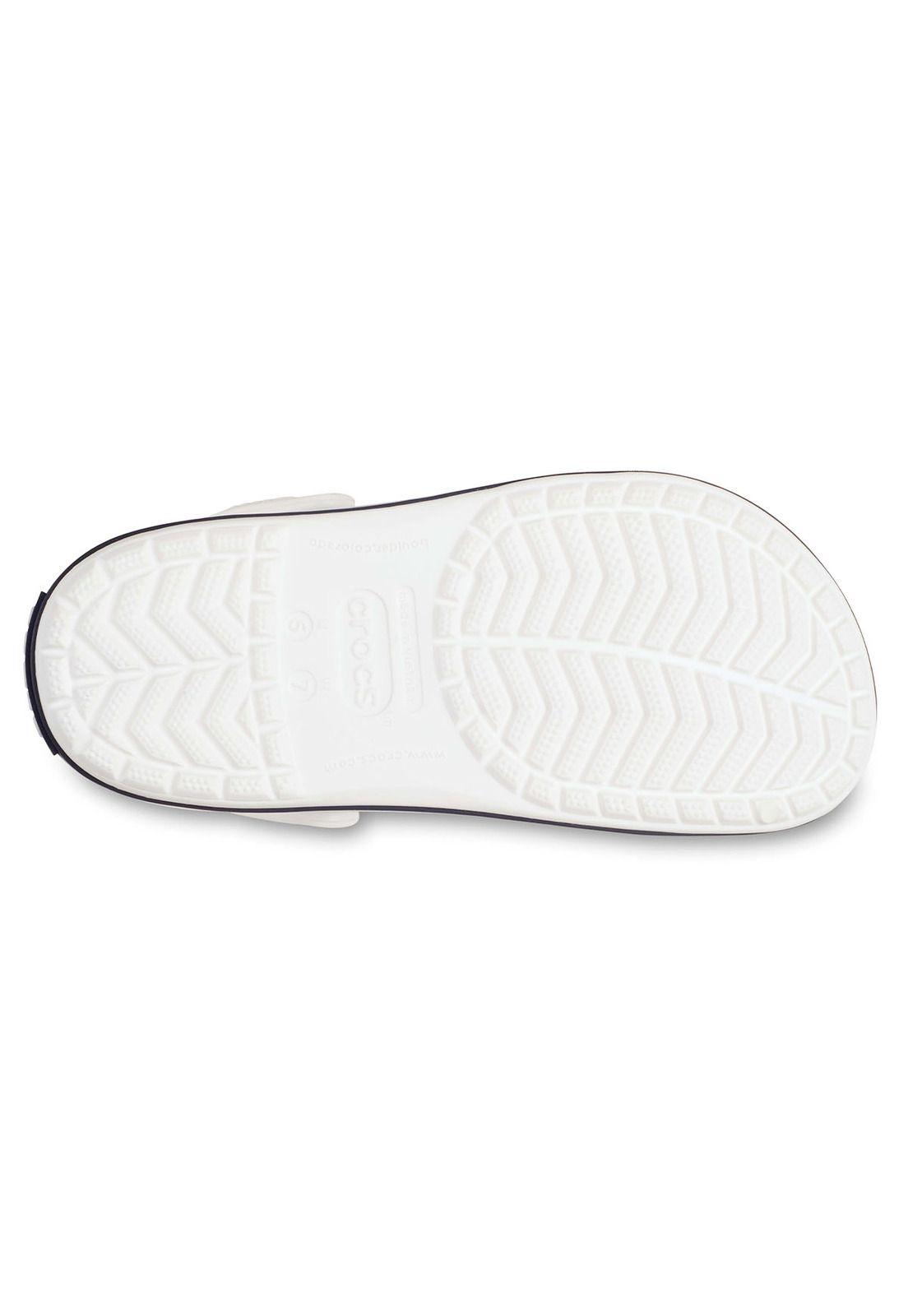 Zueco Crocs Mujer Crocband Blanco Papel-5