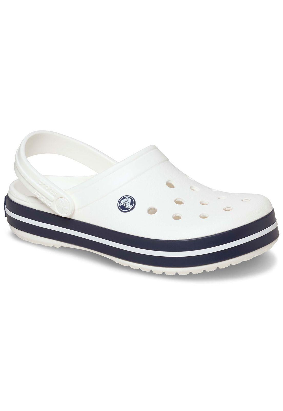 Zueco Crocs Mujer Crocband Blanco Papel-6