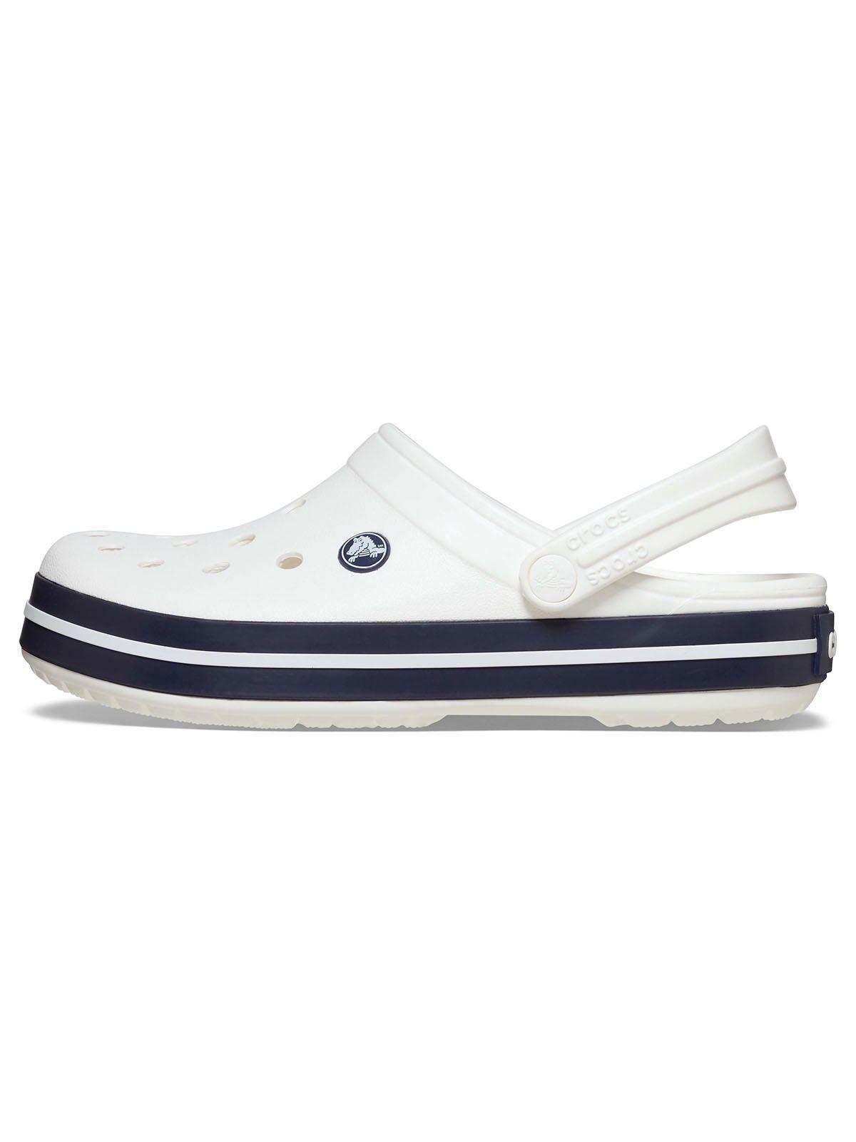 Zueco Crocs Mujer Crocband Blanco Papel-1