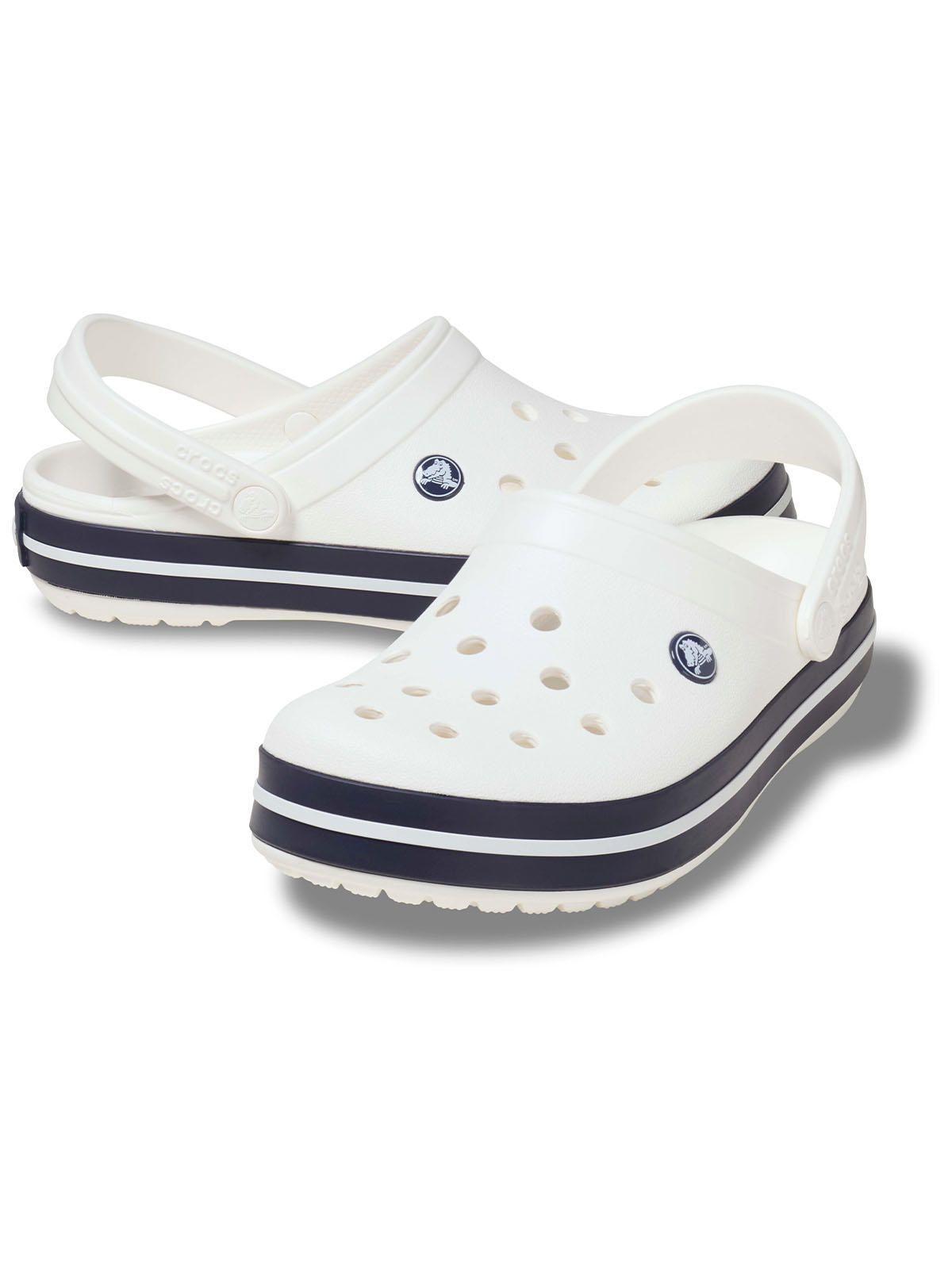 Zueco Crocs Mujer Crocband Blanco Papel-3