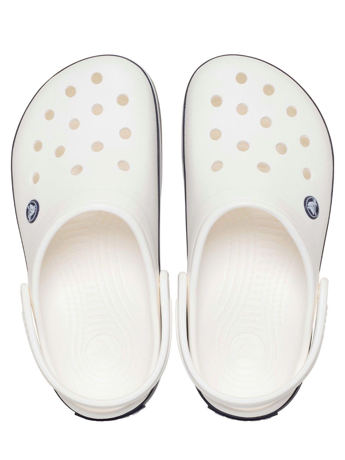 Zueco Crocs Mujer Crocband Blanco Papel-4