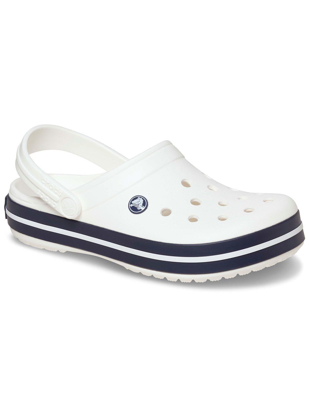 Zueco Crocs Mujer Crocband Blanco Papel-6