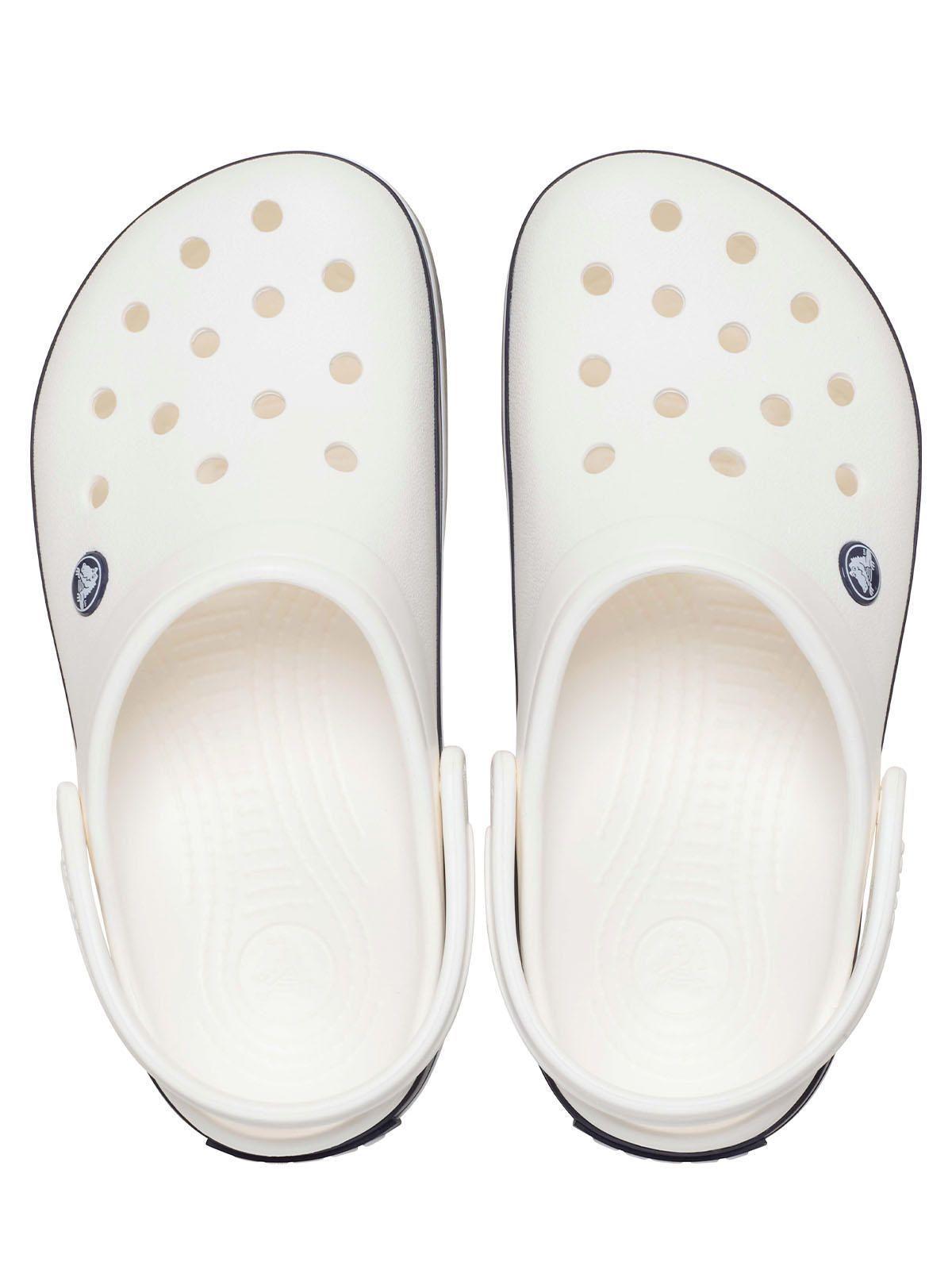 Zueco Crocs Mujer Crocband Blanco Papel-4
