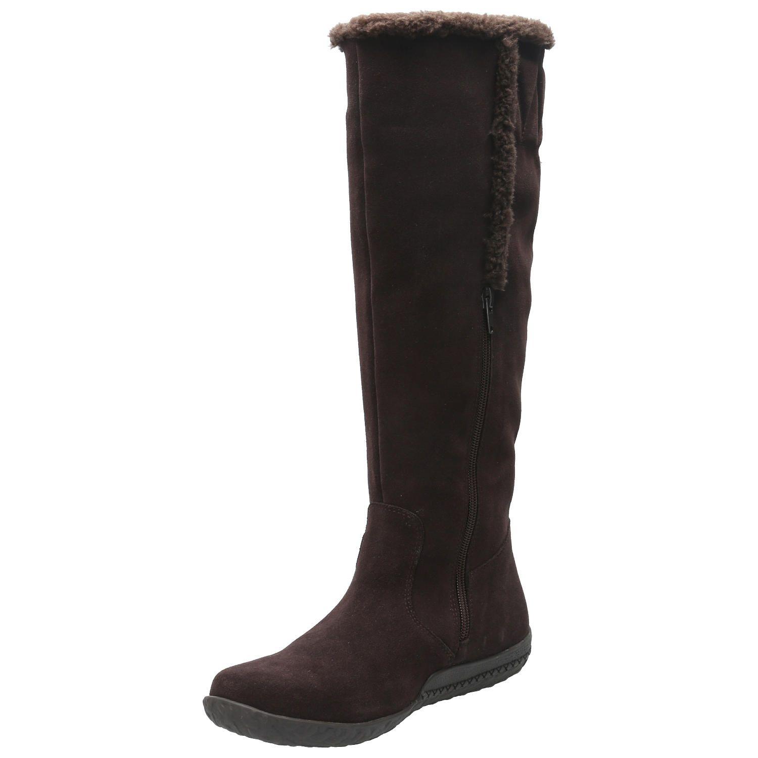 Bota Cuero Mujer Mari Café Oscuro-4
