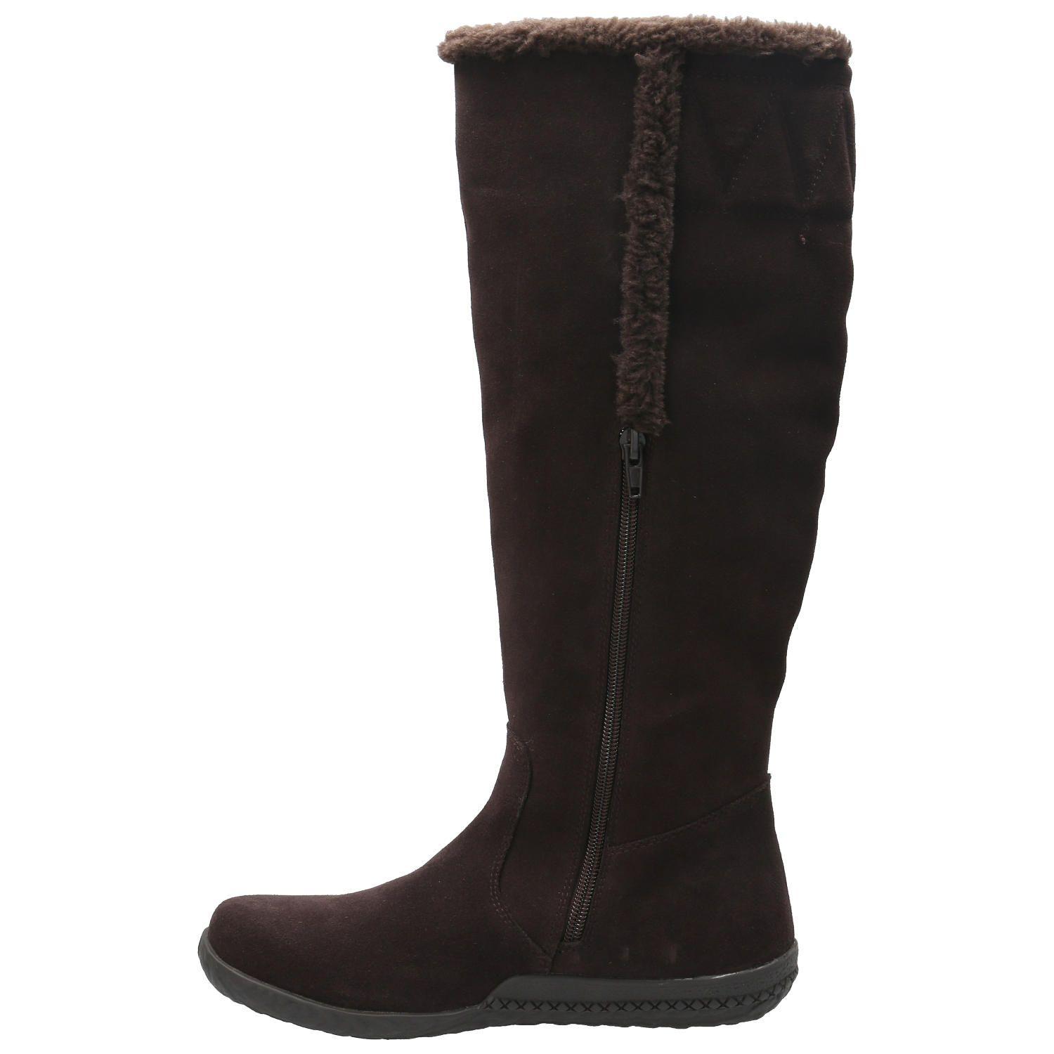 Bota Cuero Mujer Mari Café Oscuro-5