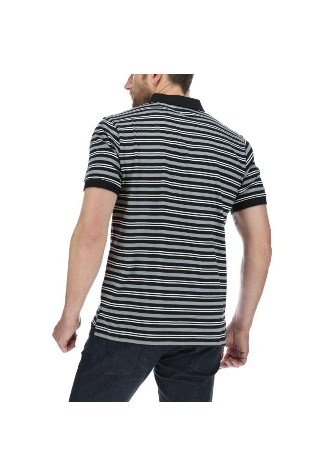 Polera Polo Hombre Classic Logo Polo Negro-2