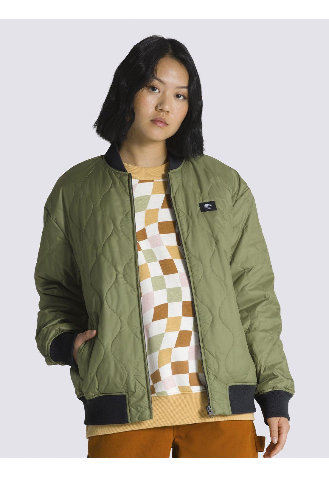 Chaqueta Pickett Bomber Verde Mujer-0