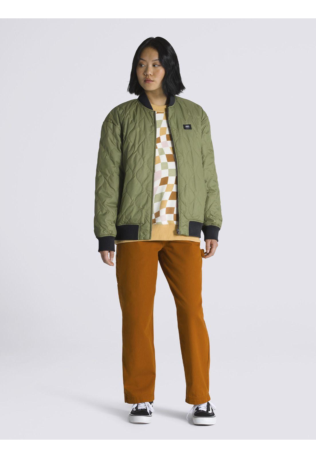 Chaqueta Pickett Bomber Verde Mujer-3
