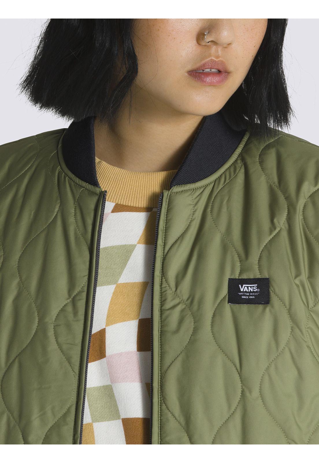 Chaqueta Pickett Bomber Verde Mujer-4