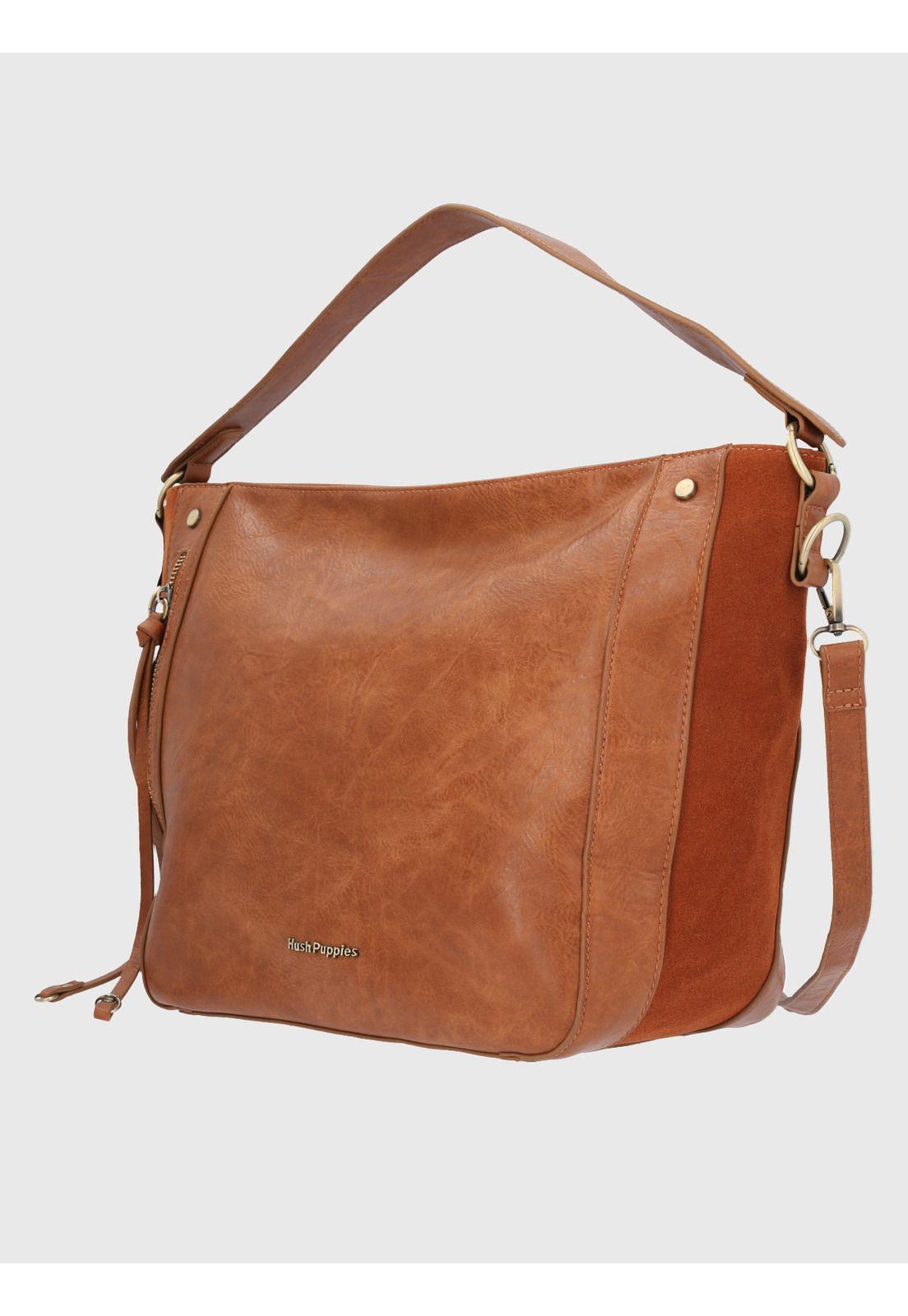 Cartera Ecocuero Beige Lovell Hobo Mujer-1
