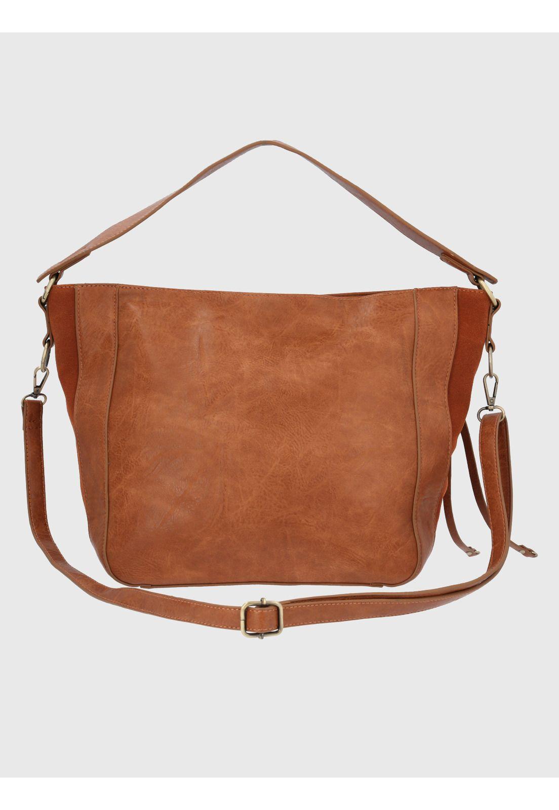 Cartera Ecocuero Beige Lovell Hobo Mujer-2