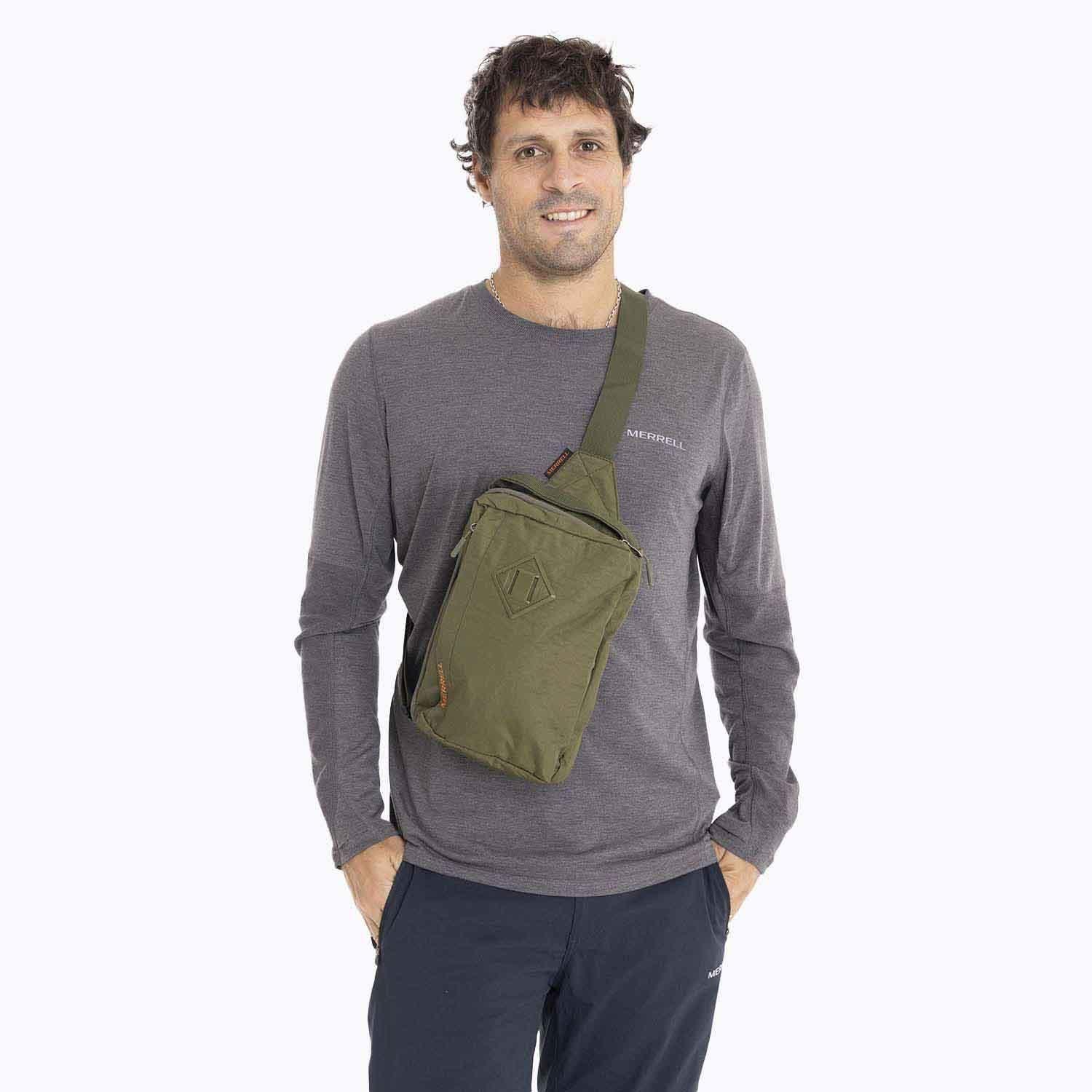Bolso Unisex Messn Mini Messenger Verde Merrell-3