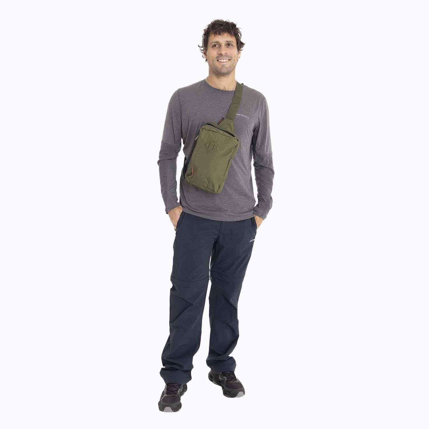 Bolso Unisex Messn Mini Messenger Verde Merrell-4