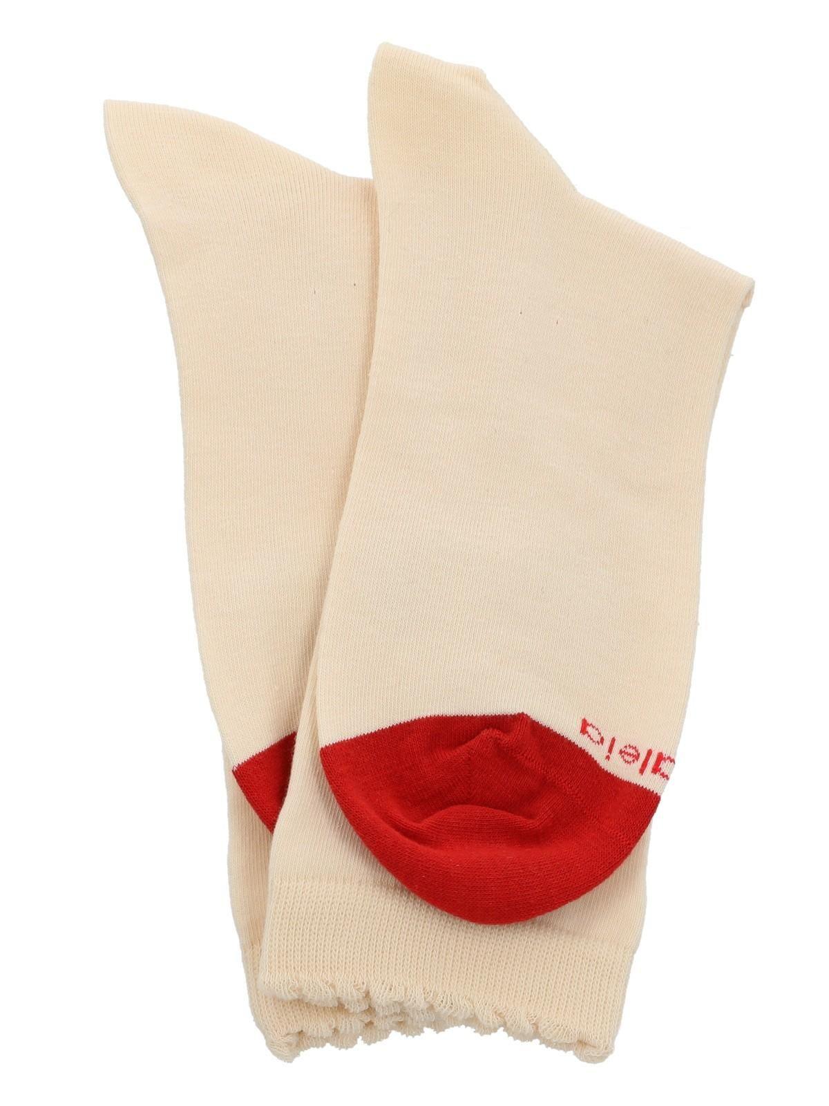 Calcetín Algodón Mujer C St Uk Bear Beige-2