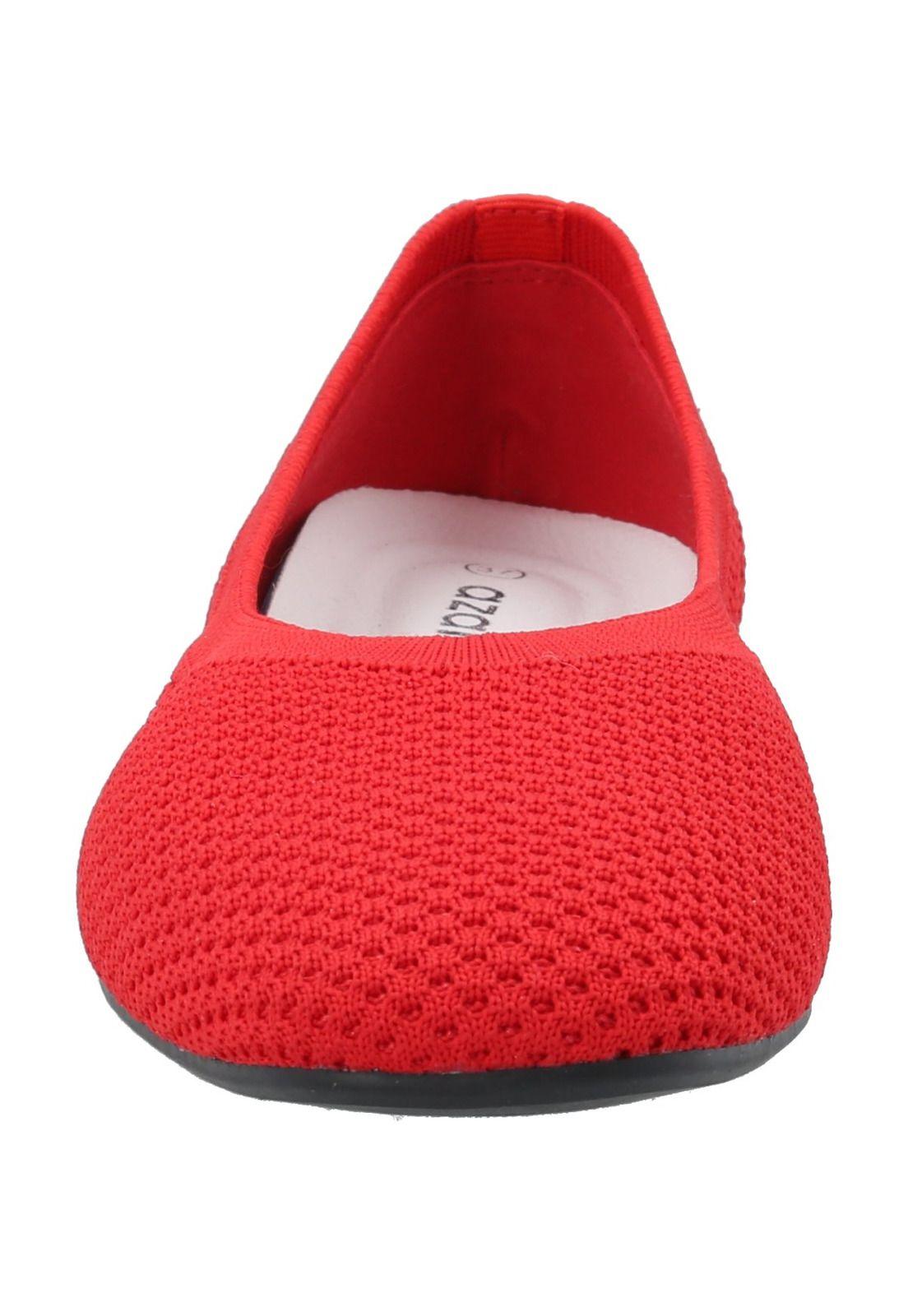 Ballerina Mujer Gal Rojo-3