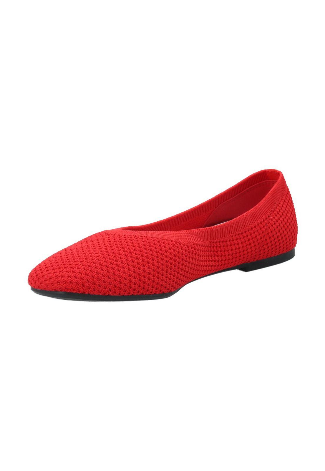 Ballerina Mujer Gal Rojo-4