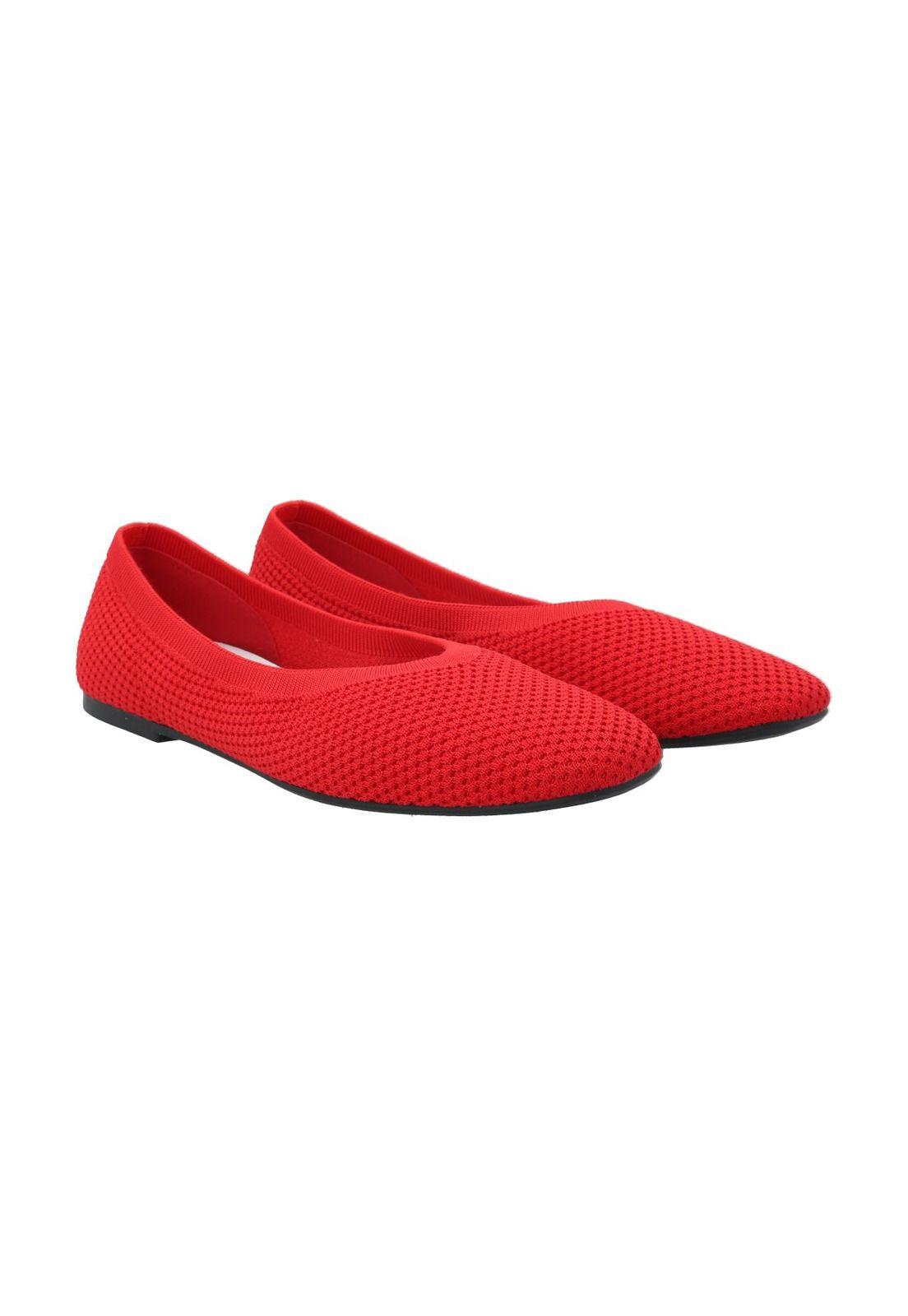 Ballerina Mujer Gal Rojo-8