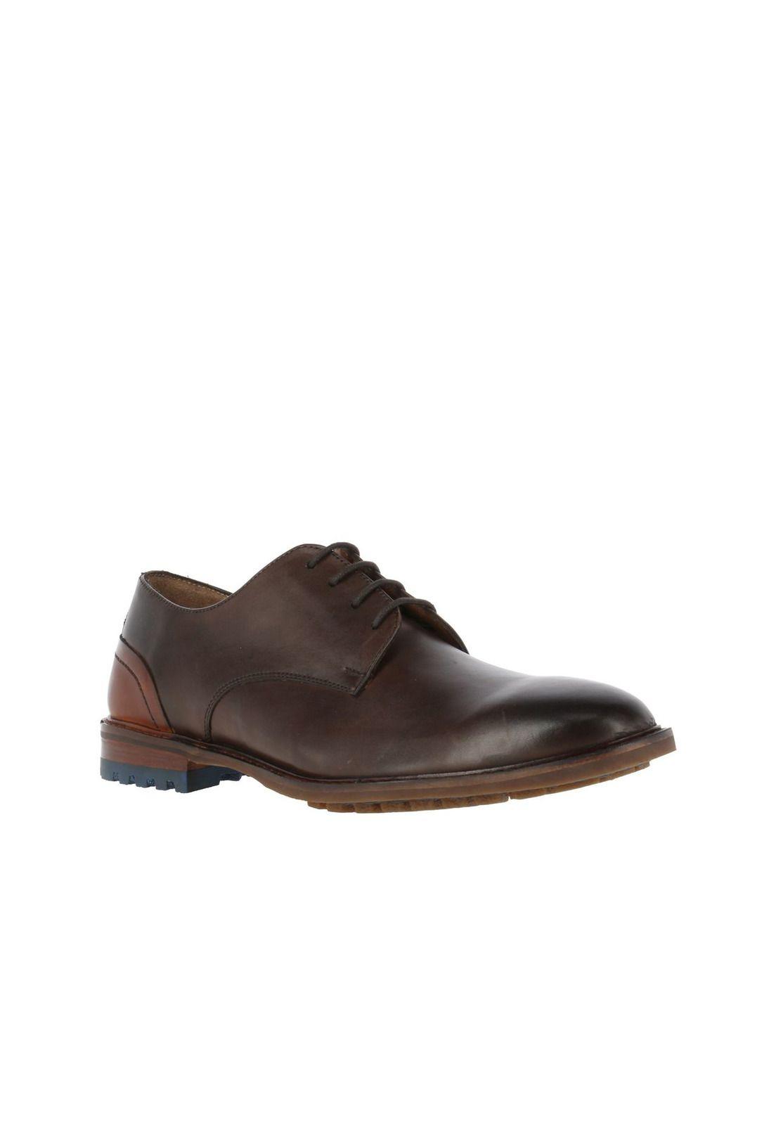 Zapato Leather Earl Ii Café-0