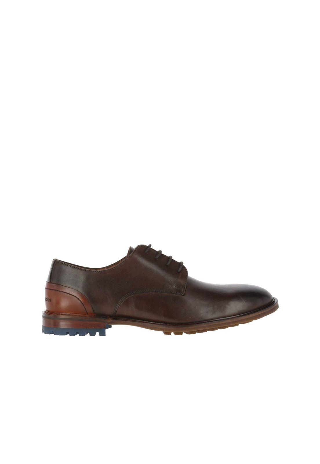 Zapato Leather Earl Ii Café-3
