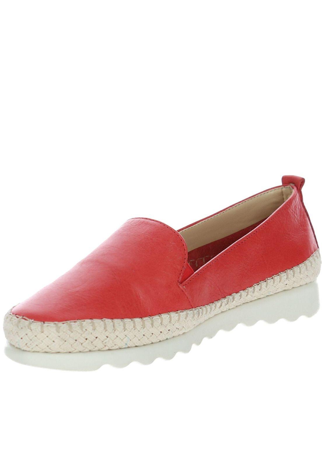 Zapato Cuero Easy Chap Rojo-2