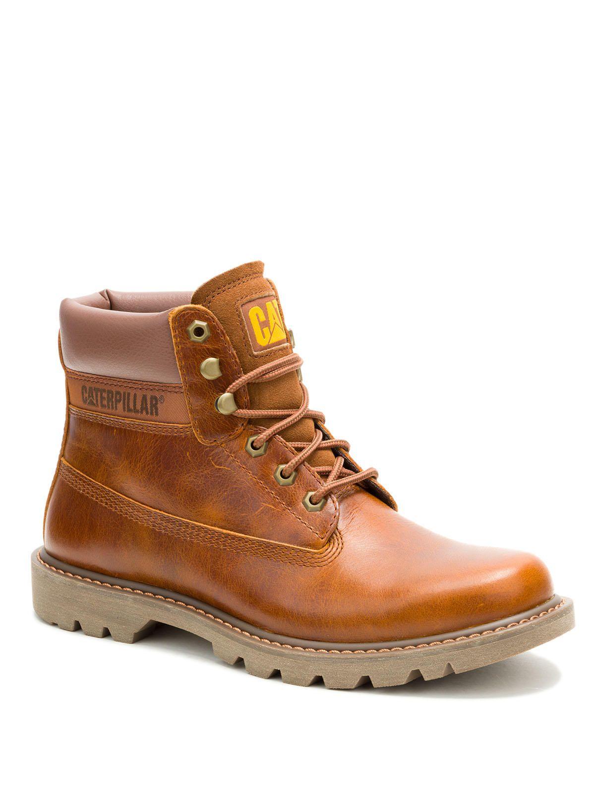 Botín de Cuero Colorado 2.0 Hombre Café-0