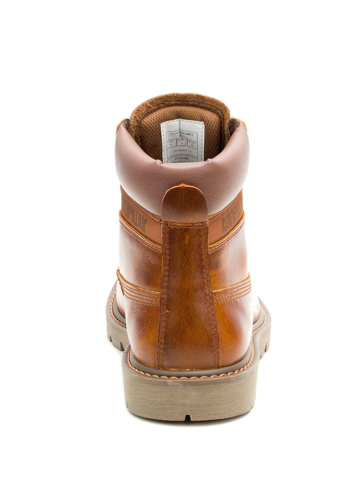 Botín de Cuero Colorado 2.0 Hombre Café-5