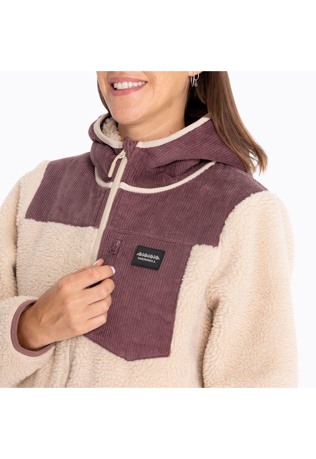Polar Mujer Sherpa Max Gris-1