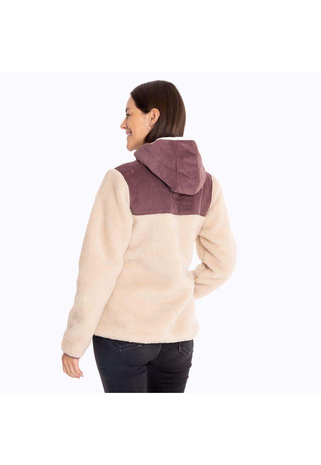 Polar Mujer Sherpa Max Gris-4