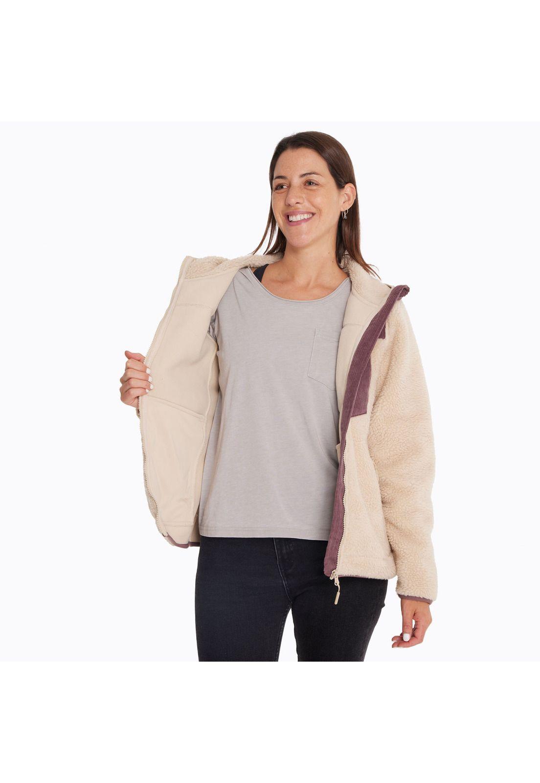 Polar Mujer Sherpa Max Gris-6