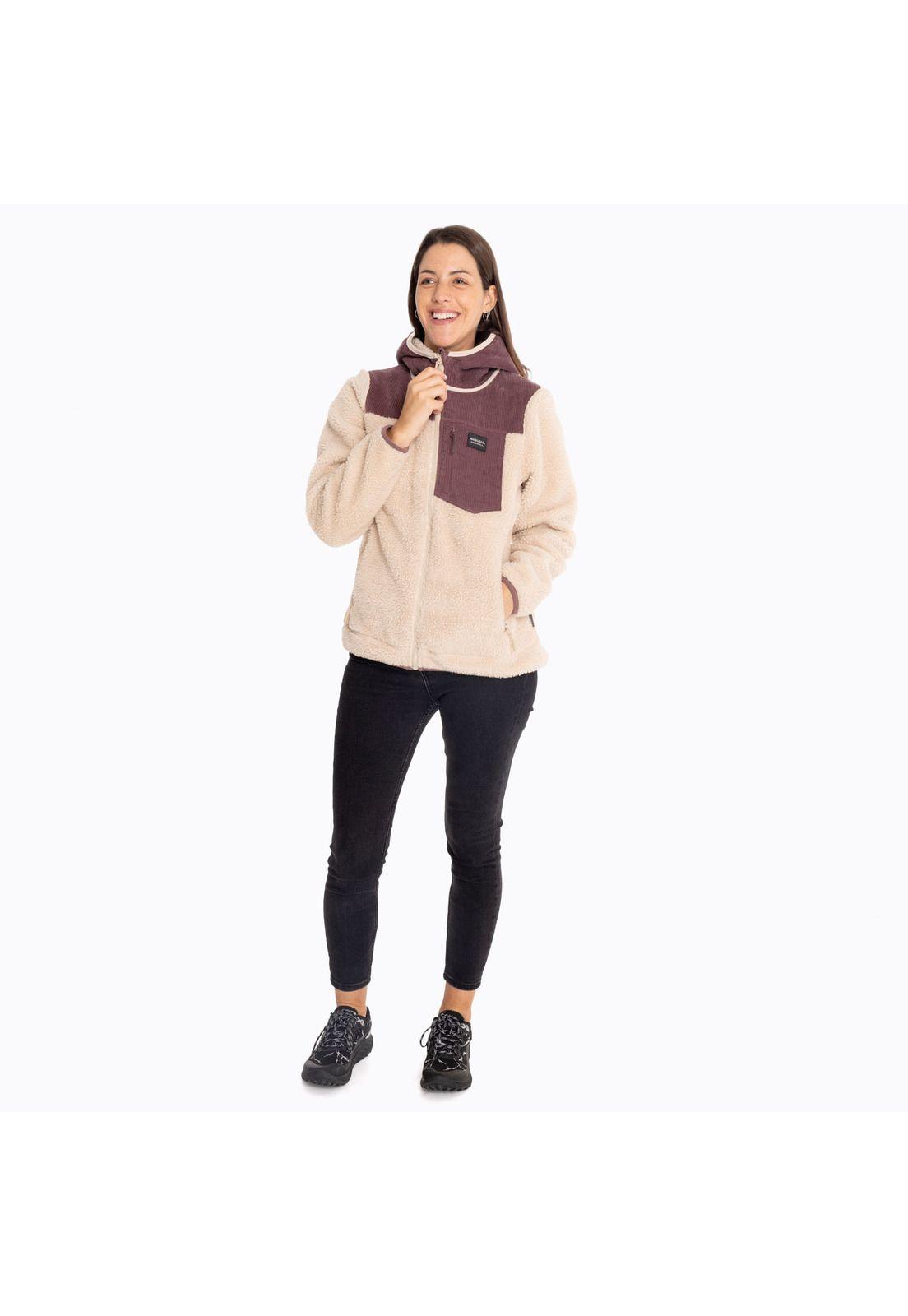 Polar Mujer Sherpa Max Gris-8